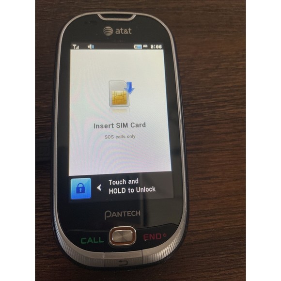 Pantech P2020 Ease AT&T Cell Phone - Picture 1 of 4